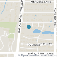 Map location of 9918 Avalon Creek Court, Dallas, TX 75230
