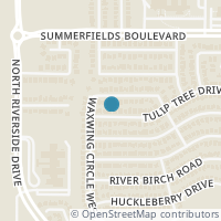 Map location of 3713 Tulip Tree Drive, Fort Worth, TX 76137