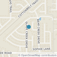 Map location of 3424 Glade Creek Dr, Hurst TX 76054