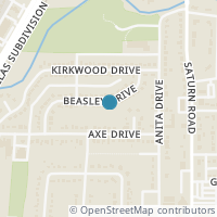 Map location of 2840 Beasley Dr, Garland TX 75041