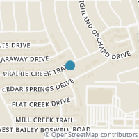 Map location of 4817 Prairie Creek Trl, Fort Worth TX 76179
