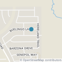 Map location of 2420 Buelingo Lane, Fort Worth, TX 76131