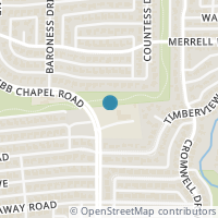 Map location of 3417 Rosebud Park Lane, Dallas, TX 75229