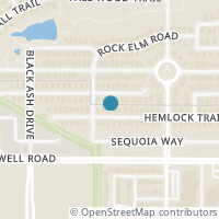 Map location of 808 Hemlock Trail, Saginaw, TX 76131