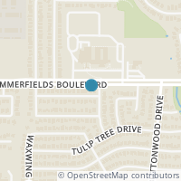 Map location of 3925 Berrybush Lane, Fort Worth, TX 76137