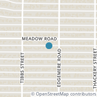 Map location of 6457 Glendora Avenue, Dallas, TX 75230