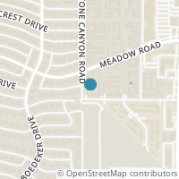 Map location of 7705 Meadow Park Drive #106, Dallas, TX 75230