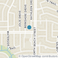 Map location of 8005 Kathleen Court, Fort Worth, TX 76137