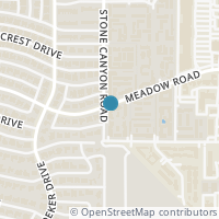 Map location of 7704 Meadow Rd #220, Dallas TX 75230