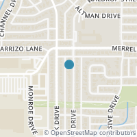 Map location of 10315 Goodyear Drive, Dallas, TX 75229