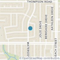 Map location of 8104 Waterside Trail, Fort Worth, TX 76137
