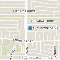 Map location of 9810 Tanglevine Dr, Dallas TX 75238