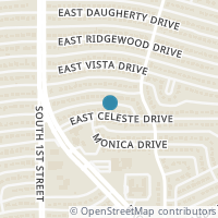 Map location of 309 E Celeste Drive, Garland, TX 75041