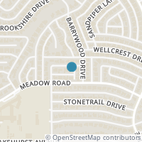 Map location of 7162 Grand Oaks Road, Dallas, TX 75230