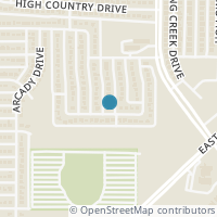 Map location of 2513 High Hollow Dr, Garland TX 75041