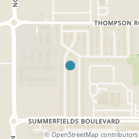 Map location of 8068 Cannonwood Drive, Fort Worth, TX 76137