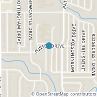 Map location of 2501 Robin Lane, Garland, TX 75041