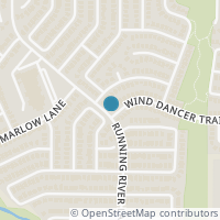 Map location of 1401 Wind Dancer Trail, Fort Worth, TX 76131