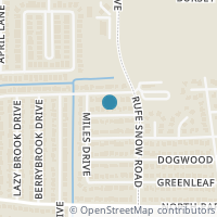 Map location of 6625 Willow View Drive, Watauga, TX 76148
