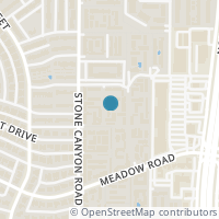 Map location of 10564 High Hollows Drive #151, Dallas, TX 75230