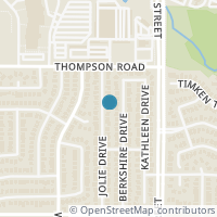 Map location of 8150 Jolie Drive, Fort Worth, TX 76137