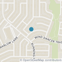 Map location of 1408 Horseshoe Bend Court, Fort Worth, TX 76131