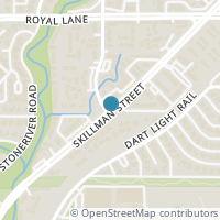 Map location of 8110 Skillman Street #1048, Dallas, TX 75231
