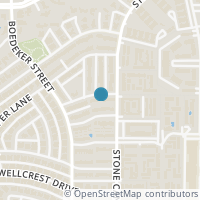 Map location of 7614 Highmont Street #36, Dallas, TX 75230