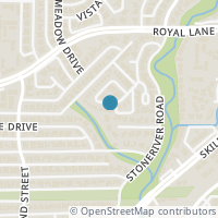 Map location of 8242 Old Moss Road, Dallas, TX 75231