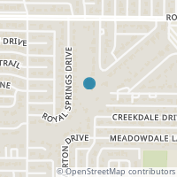 Map location of 10700 Morning Glory Dr, Dallas TX 75229