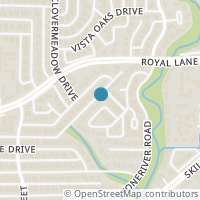 Map location of 8130 Old Moss Road, Dallas, TX 75231