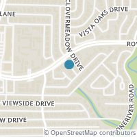 Map location of 8110 Windy Terrace Circle, Dallas, TX 75231