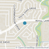 Map location of 9819 Windy Terrace Drive, Dallas, TX 75231