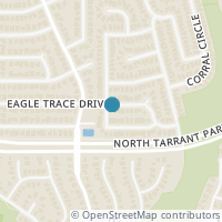 Map location of 4812 Eagle Trace Drive, Fort Worth, TX 76244