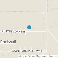 Map location of 6 Austin Corners Street, Rockwall, TX 75032