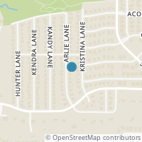 Map location of 7928 Arlie Lane, North Richland Hills, TX 76182