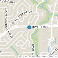Map location of 8419 Old Moss Road, Dallas, TX 75231