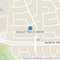 Map location of 4745 Eagle Trace Drive, Fort Worth, TX 76244