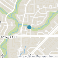Map location of 8435 Coppertowne Lane, Dallas, TX 75243