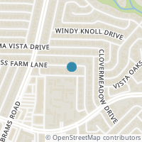 Map location of 9402 Moss Farm Lane, Dallas, TX 75243