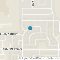 Map location of 8712 Running River Lane, Fort Worth, TX 76131