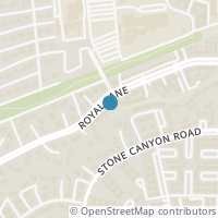 Map location of 7636 Royal Lane, Dallas, TX 75230