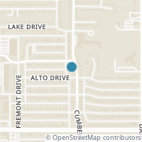 Map location of 1617 Cumberland Drive, Garland, TX 75040