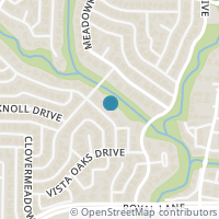 Map location of 9619 Rocky Branch Drive, Dallas, TX 75243