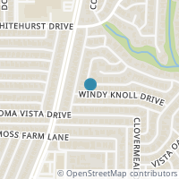 Map location of 9419 Windy Knoll Dr, Dallas TX 75243