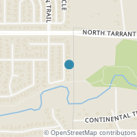 Map location of 1615 Creekridge Drive, Keller, TX 76248