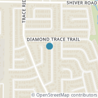 Map location of 8721 Shadow Trace Drive, Fort Worth, TX 76244