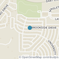 Map location of 2314 Brookside Dr, Rowlett TX 75088
