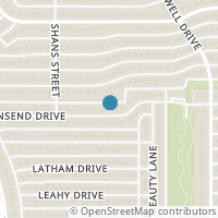 Map location of 3347 Townsend Dr, Dallas TX 75229