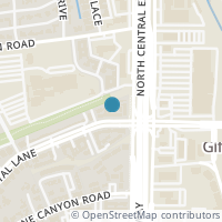 Map location of 7925 Royal Lane #214, Dallas, TX 75230